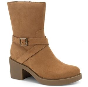 NIB💥$80 Style & Co "Bessiee" Faux Suede Chelsea Boots size 9.5